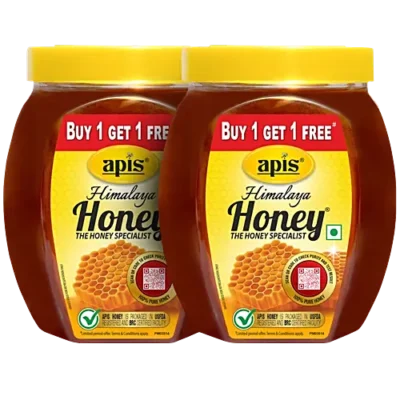 Apis Himalaya Honey, 1 kg Buy 1 Get 1 Free