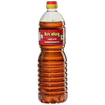 Bail Kolhu Kachi Ghani Mustard Oil, 1 L
