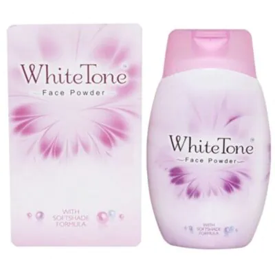 White Tone Face Powder, Combination, Translucent, White
