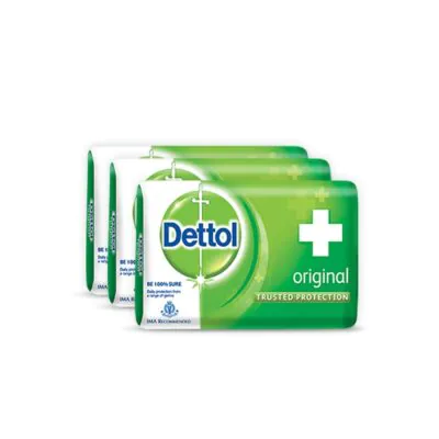 Dettol Soap Value Pack, Original – 125 g ( Pack of 3 )