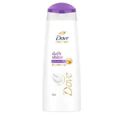 Dove Daily Shine Shampoo – For Dull And Frizzy Hair, Makes Hair Soft, Shiny And Smooth, 80 ml