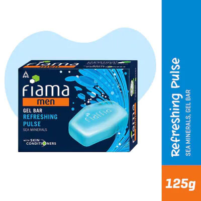 Fiama Refreshing Pulse Men Gel Bar, 125 g